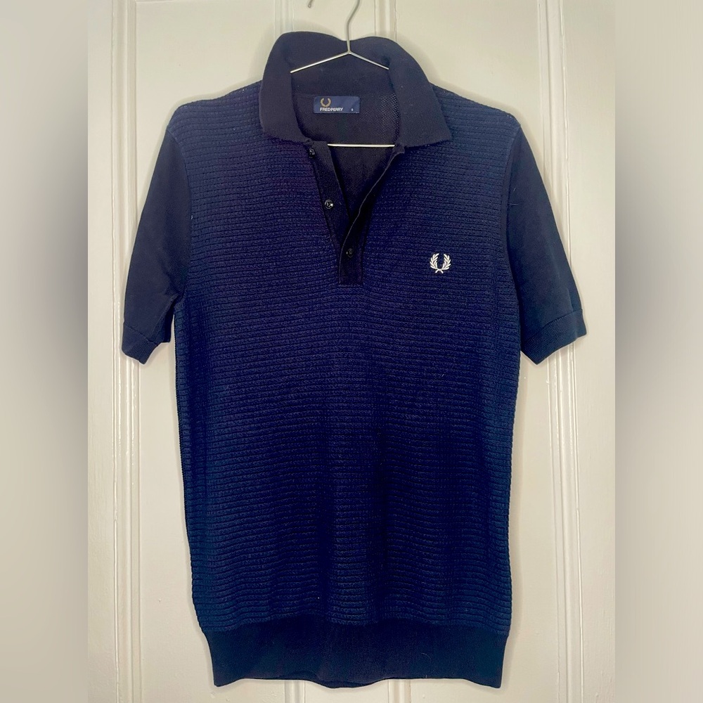 Fred Perry - Mens Navy / Black Polo Small - unworn